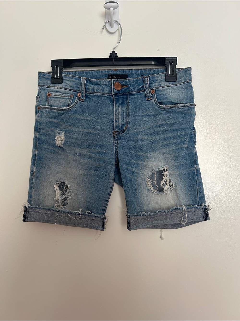 STS Blue Light Wash Denim Shorts